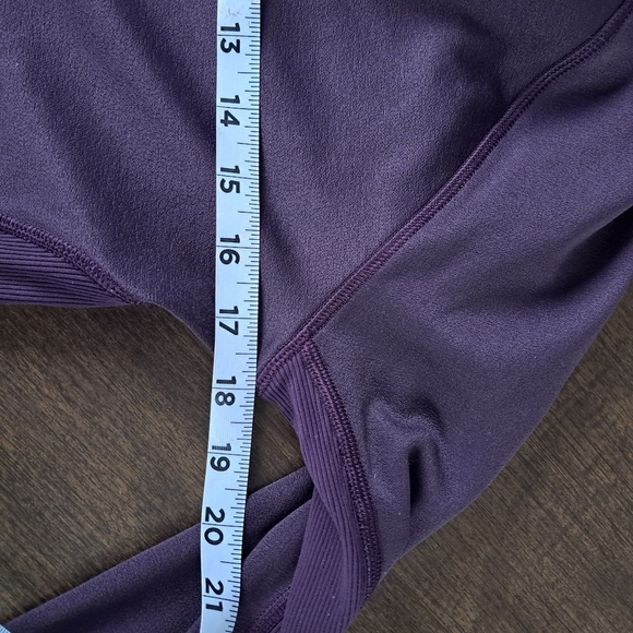 Calia by Carrie Underwood Pullover Purple 1/2 Zip Ruched Mock Neck Size Medium - Picture 8 of 8
